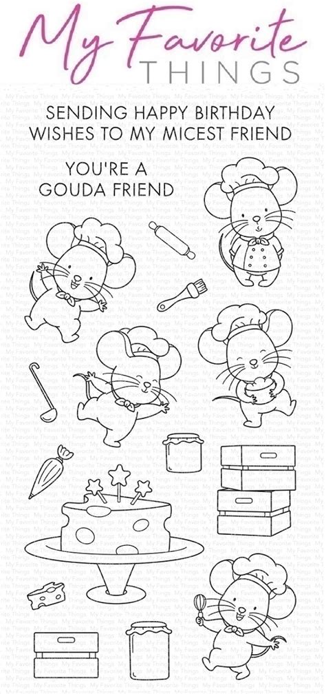 My Favorite Things Clear Stamp Yuzu Micest Friend