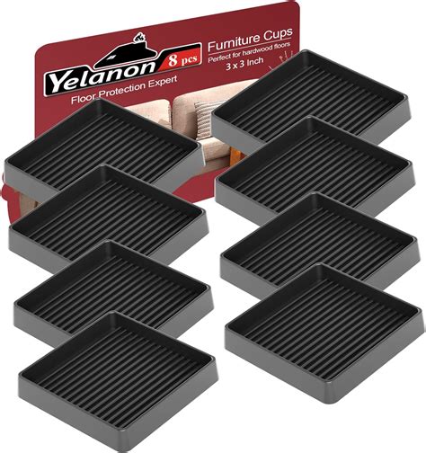 Amazon Yelanon Furniture Coasters 8 Pcs 3 Furniture Caster Cups