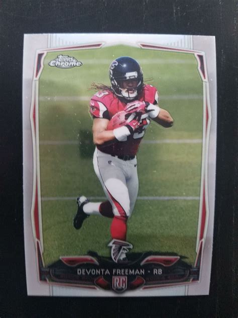 2014 Topps Chrome 216 DEVONTA FREEMAN RC Rookie Atlanta Falcons JY32