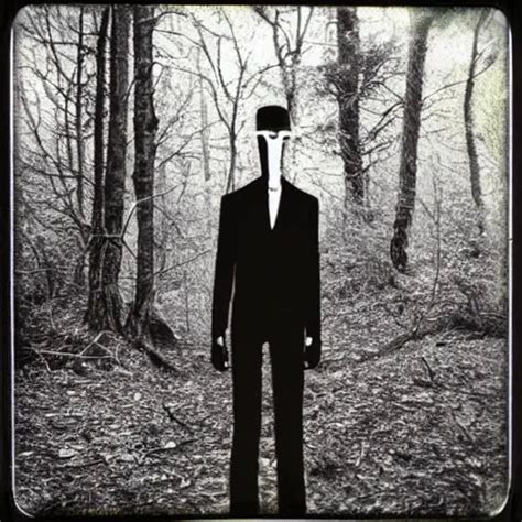 Polaroid Of Slenderman In The Woods Stable Diffusion OpenArt