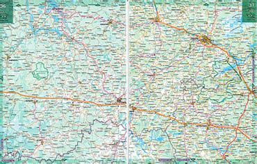 Карта дорог — Московская область. Большая подробная карта автодорог ...