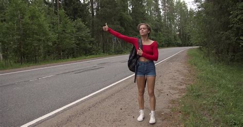 Sexy Hitchhiker Eva Lexx Got Her First Anal Sex With A Stranger Who Fucked Her Hard In The Ass