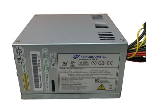 FSP FSP350-60GLC 350W 20+4 Pin ATX Power Supply