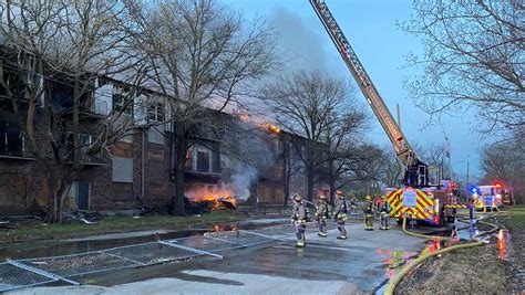 Kansas City Kansas Firefighters Battle Structure Fire On Federal Avenue