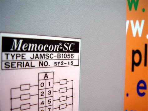 Yaskawa Plc Memocon Sc Jamsc B Output Module Vdc