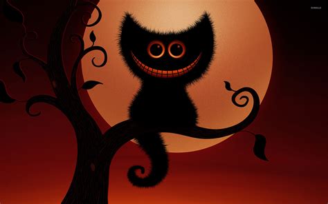 Spooky Cheshire cat wallpaper - Digital Art wallpapers - #24407