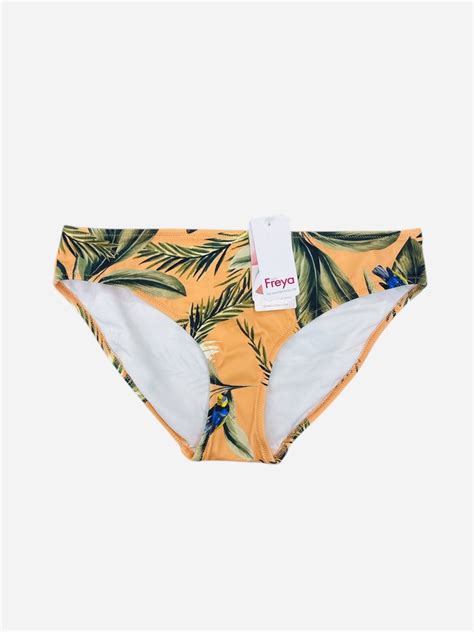 Freya CANTALOUPE Birds In Paradise Bikini Swim Bottom US Medium EBay