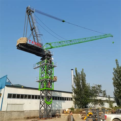 10t Qtd Tower Crane With Luffing Jib For Sale In Cambodia Tower Crane