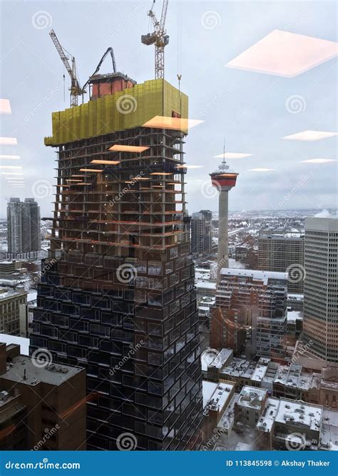 A New Architectural Landmark Under Construction in Calgary`s Downtown