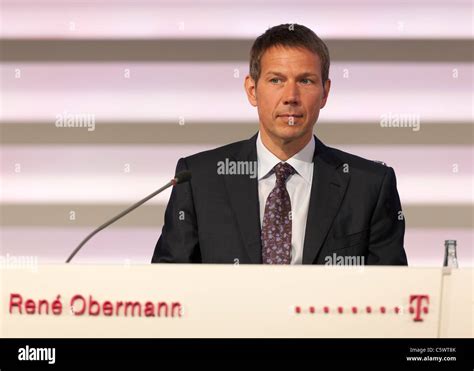 Rene Obermann, CEO Deutsche Telekom Stock Photo - Alamy