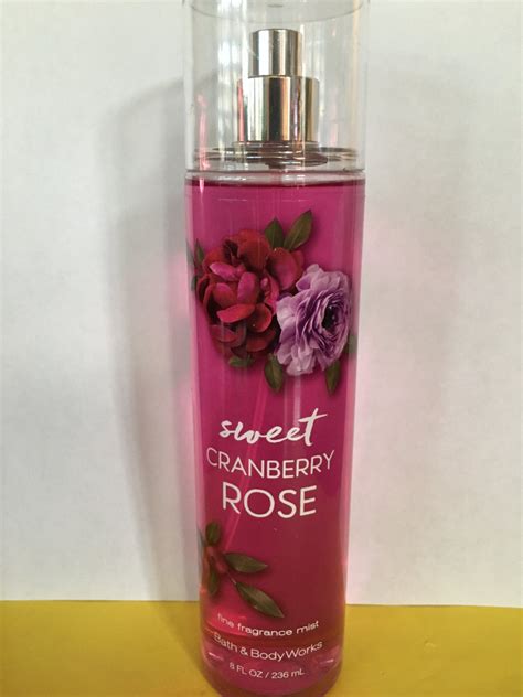 Bath Body Works Sweet Cranberry Rose Fine Fragrance Mist Full Size