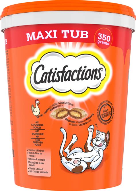 Friandises Catisfactions Au Poulet Pour Chat Et Chaton