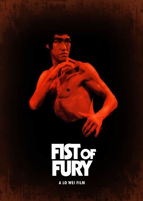 Fist Of Fury Poster Picture Metal Print Paint By Bo Kev Displate