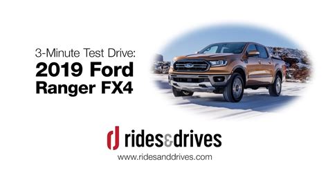 2019 Ford Ranger 3 Minute Test Drive Youtube