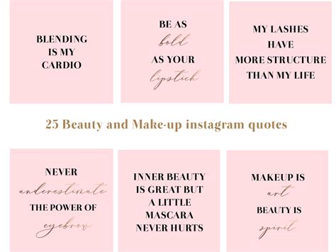 25 beauty and makeup instagram quotes makeup social media | Etsy