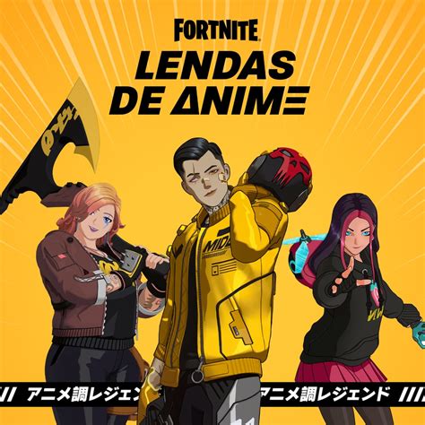 Fortnite Pacote Lendas De Anime