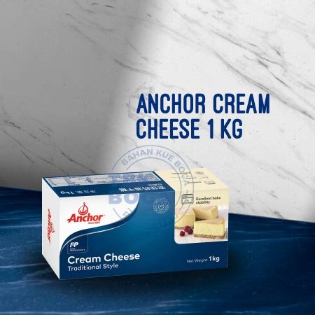 Jual Anchor Cream Cheese 1 Kg Keju Krim Kemasan Shopee Indonesia