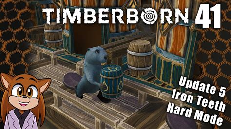 Timberborn Update 5 Iron Teeth Hard Mode Powered Beavers YouTube