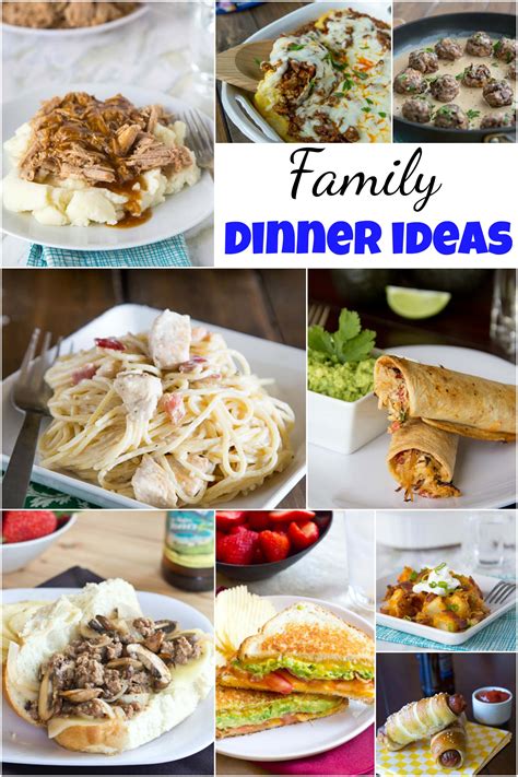 Family Dinner Ideas - Dinners, Dishes, and Desserts