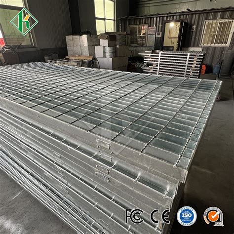 Kaiheng Industrial Metal Walkways Steel Grating Manufacturing Hot DIP Galvanized Platform Steel