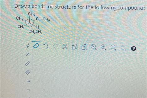 Solved Draw a bond-line structure for the following | Chegg.com