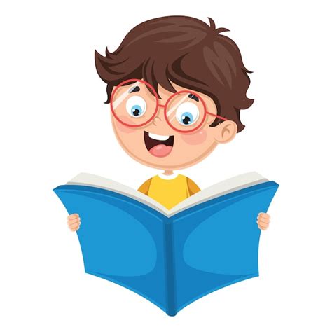 Premium Vector Illustration Of A Kid Reading