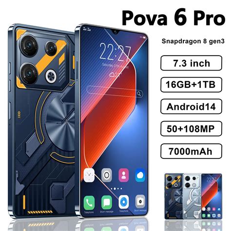 Original Pova Pro Smartphone G Inch Hd G Tb Cell Phone Dual