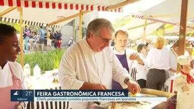 RJ2 Feira gastronômica francesa lota Praça Nossa Senhora da Paz em