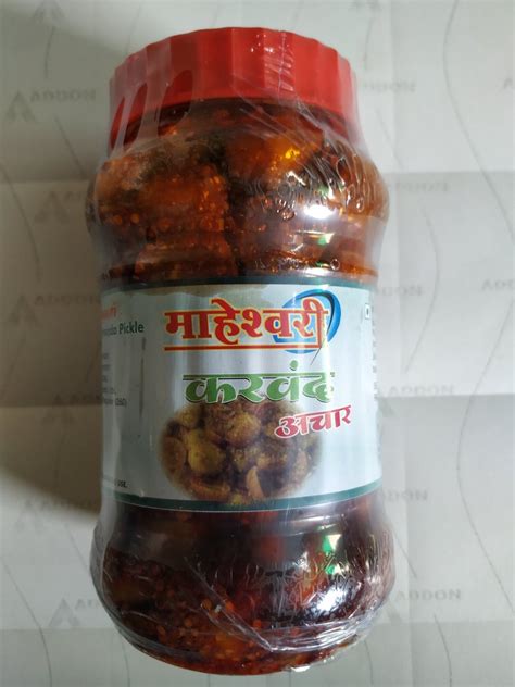 Maheshwari Spicy Karwanda Pickle Packaging Type Plastic Jar