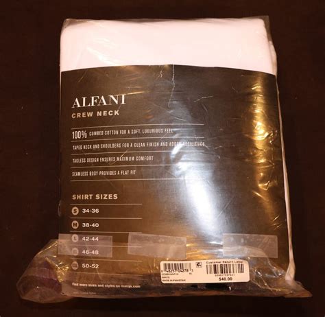 Alfani Mens White Tagless Crew Neck Undershirt 7 Pack Size Xl Ebay