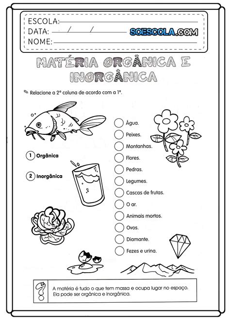 Atividades De Ciencias 4 Ano Transformação Da Materia