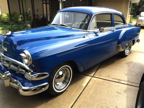 1954 Chevy 150 Sedan 55 000 Orig Miles Great Condition Low Reserve Classic Chevrolet Bel