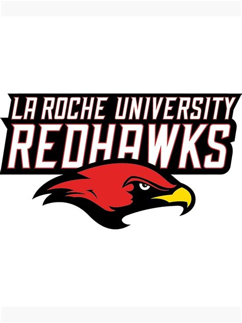 "la roche university redhawks logo" Poster for Sale by fabianrey ...