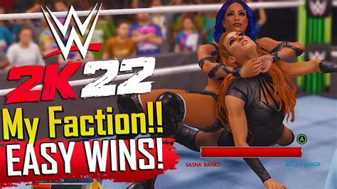 Get EASY WINS In My Faction WWE 2K22 YouTube