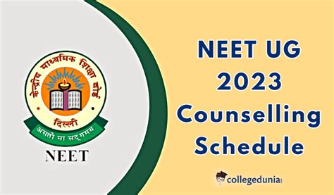 NEET UG Counselling 2023 Schedule Out Registration To Start From July