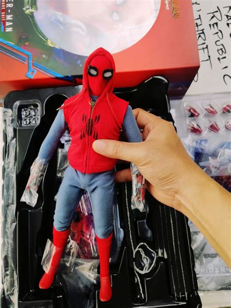 Hot Toys Spiderman Home Made Suit Hobbies Toys Toys Games On Carousell