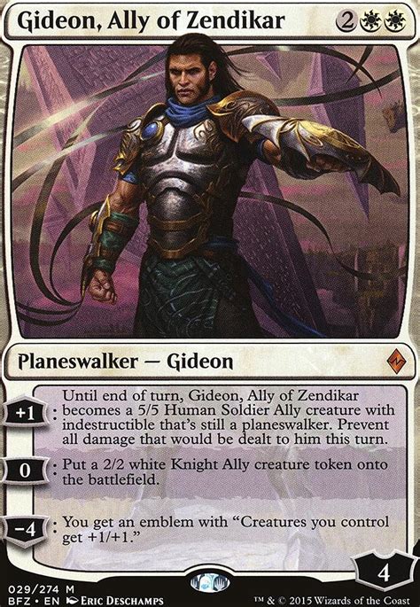 Gideon Ally Of Zendikar Battle For Zendikar Modern Card Kingdom