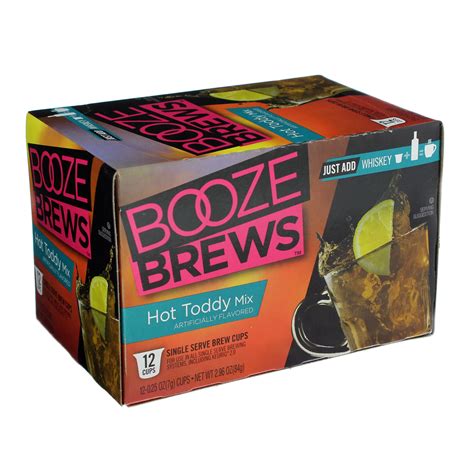 Booze Brews Hot Toddy Mix Single Serve Brew Cups Shop Cocktail Mixers