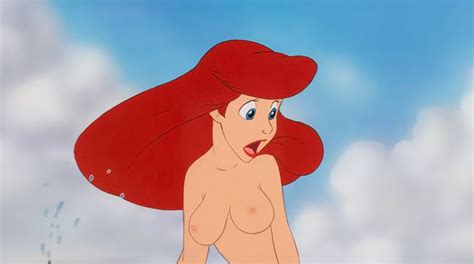 Rule 34 Accurate Art Style Ariel Big Breasts Blue Eyes Breasts Disney