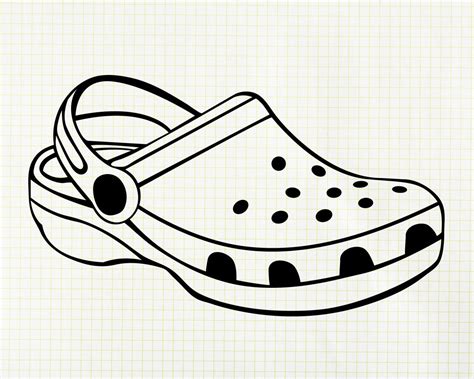 Croc Shoe SVG File Set Funny T Shirt Design PNG EPS And Dxf Files