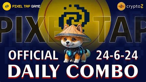 Pixeltap Daily Combo Pixelverse Telegram Mining Daily Combo June