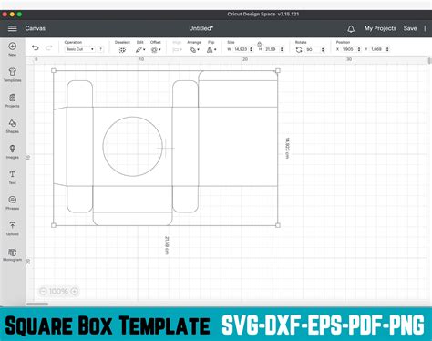 Soap Box Svg Square Box Template Svg Box Svg Rectangular Etsy España