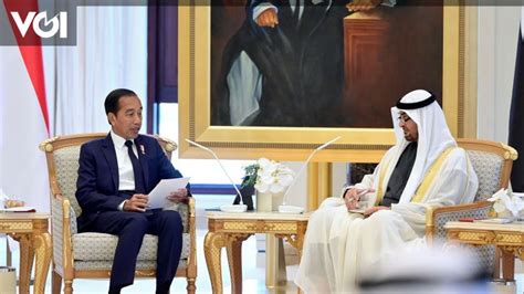 Jokowi Thanks Uae President Thanking Prabowo Gibran Last May