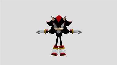 Shadow 3D Model (from Sonic Heroes) - Download Free 3D model by Sonic ...