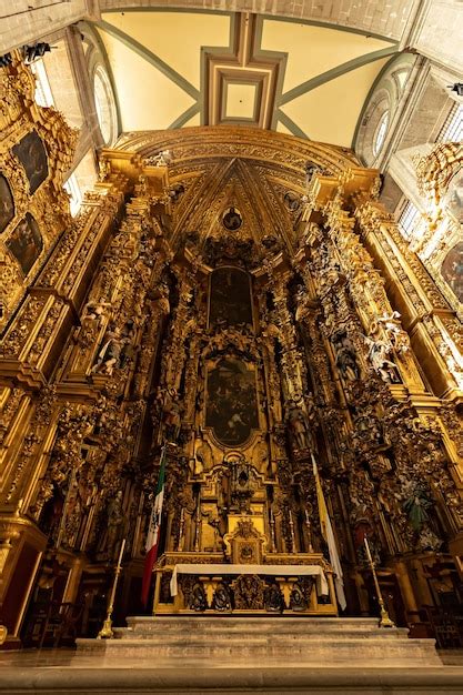 Premium Photo | Mexico city metropolitan cathedral interior details, mexico