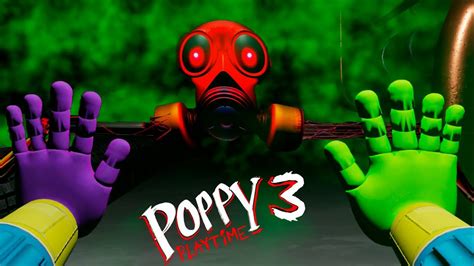 Gas Mask Saved Me Poppy Playtime Chapter 3 Youtube