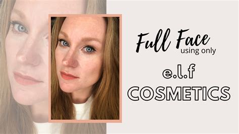 Full Face Using Only E L F Cosmetics Youtube