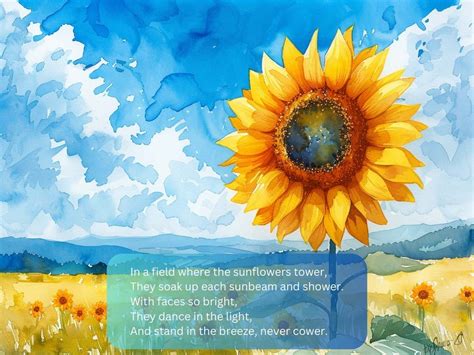 Short Poems About Sunflowers