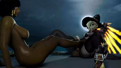 Pharah Giving Futa Mercy A Foot Job American Cartoon Porn XHamster