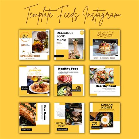 Jual Desain Template Canva Feed Instagram Template Social Media